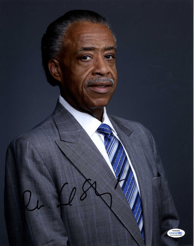 Rev. Al Sharpton Autograph Signed 11x14 Photo Black Leader Politics