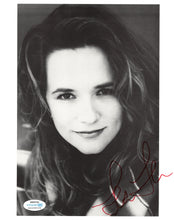 Load image into Gallery viewer, Elisabeth Shue Autographed Signed b/w Cute Photo
