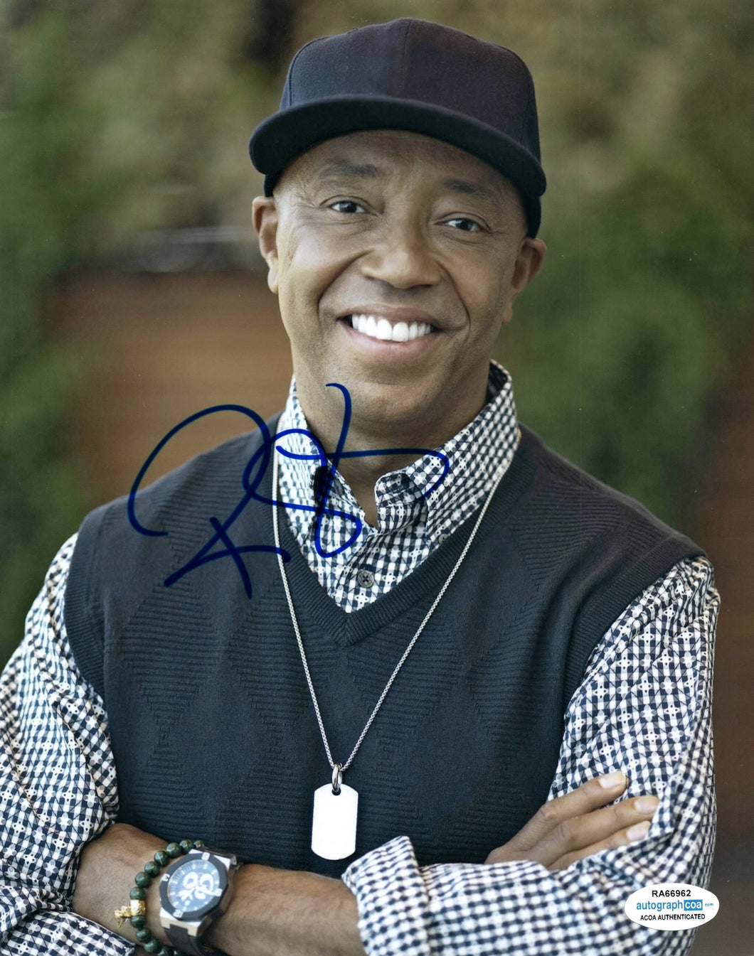 Russell Simmons Autograph Signed 8x10 Photo Def Jam Records Hip-Hop Rap