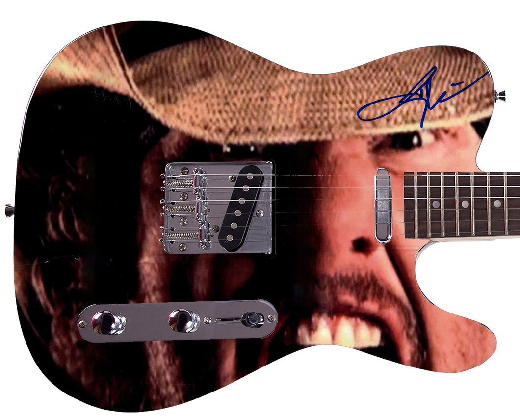 Toby Keith Autographed Custom Screamin Graphics Photo Guitar