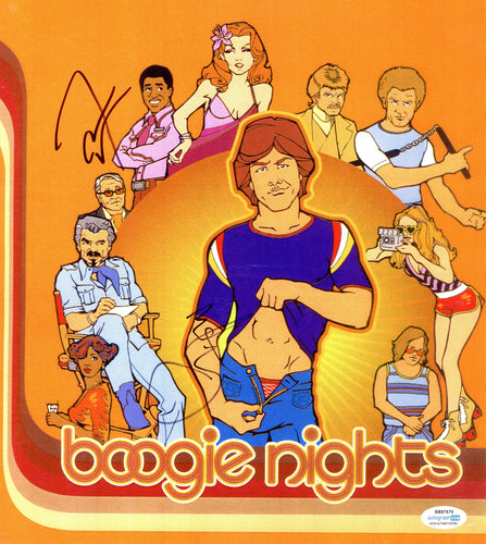 Mark Wahlberg Don Cheadle Signed Rare Boogie Nights 12x12 Album Flat Poster Photo