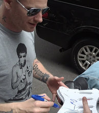 Load image into Gallery viewer, Slipknot Corey Taylor Autographed Signed Guitar Exact Video Proof PSA
