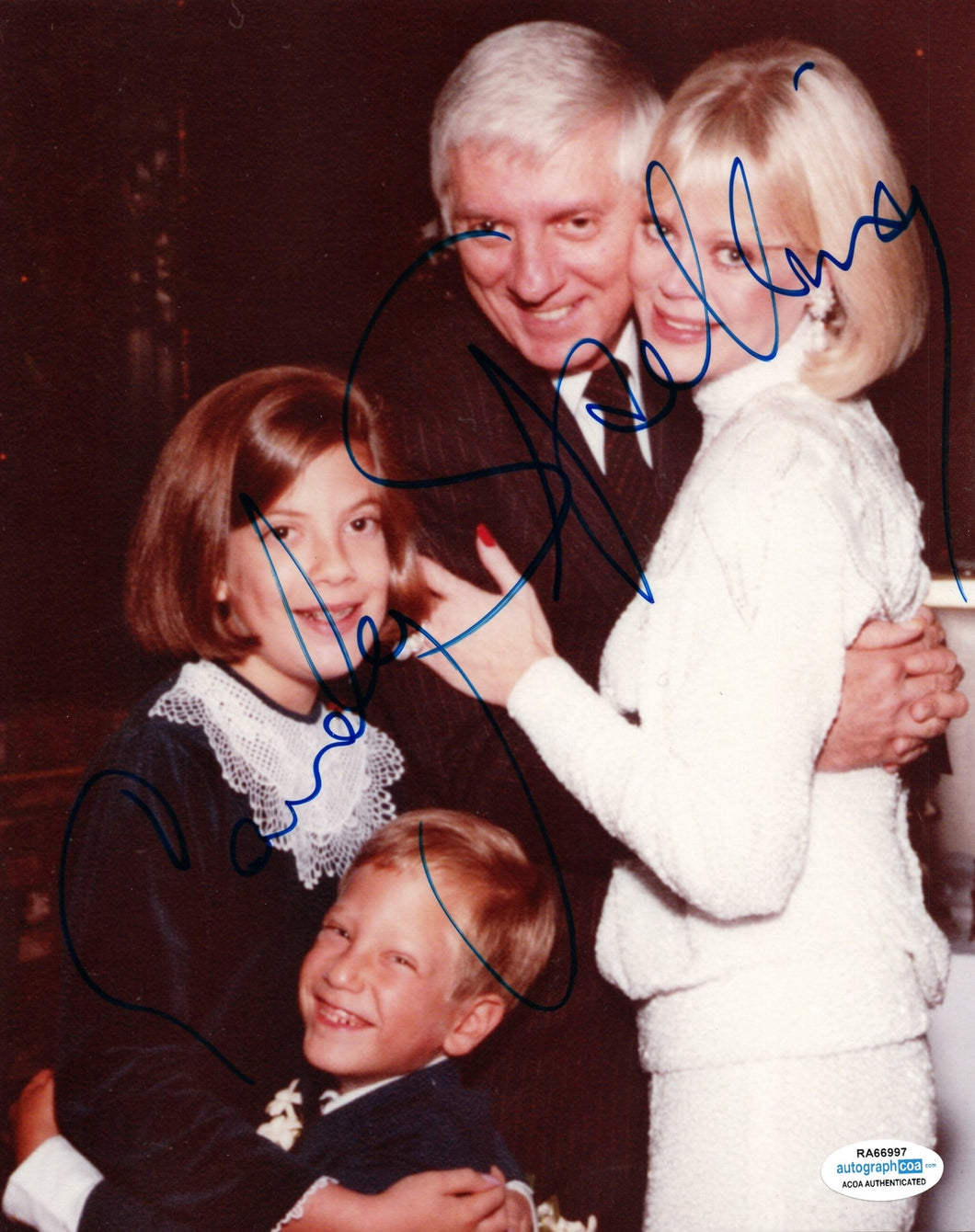 Candy Spelling Autograph Signed 8x10 Photo Aaron Spelling Tori Spelling Family 2