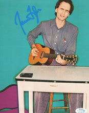 Load image into Gallery viewer, James Taylor Autographed Signed Colorful Guitar Photo
