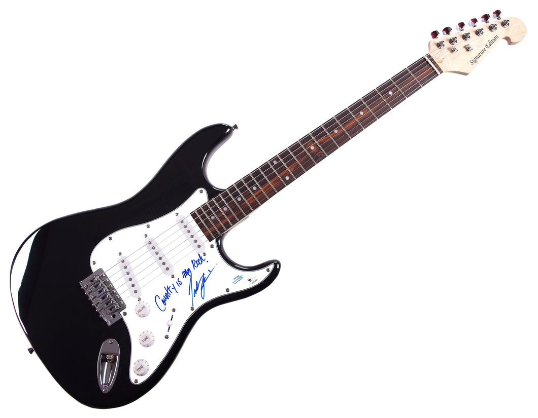 Trent Tomlinson Autographed Signed Guitar Country Is My Rock
