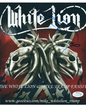 Load image into Gallery viewer, Mike Tramp White Lion Autographed Signed 8x10 Skulls Fan Photo
