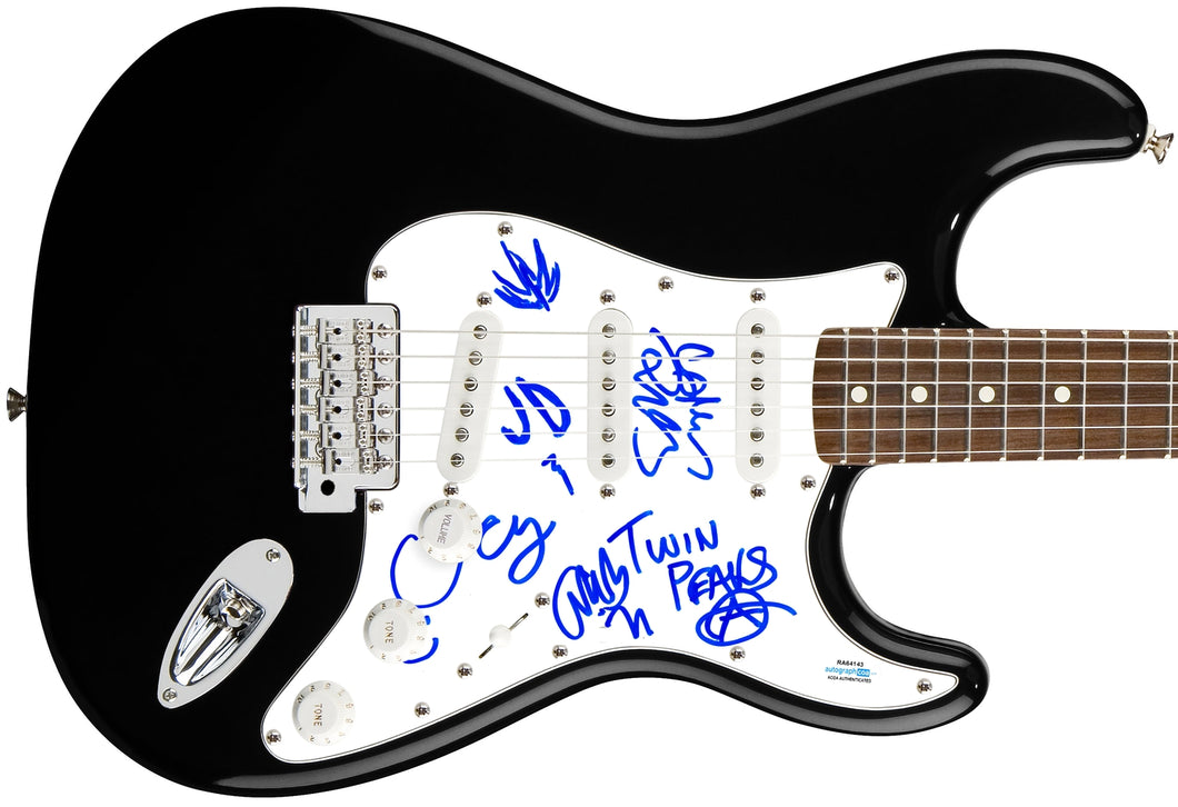 Twin Peaks Autographed Signed Guitar