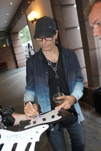 Load image into Gallery viewer, Steve Vai Signed w Sketch Ibanez White JEMJR Signature JEM Series Guitar ACOA
