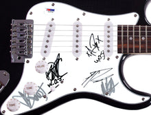 Load image into Gallery viewer, Walls Of Jericho Autographed Signed Guitar Chris Jericho WWE PSA
