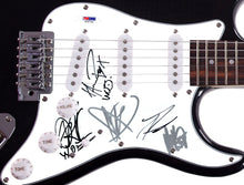 Load image into Gallery viewer, Walls Of Jericho Autographed Signed Guitar Chris Jericho WWE PSA
