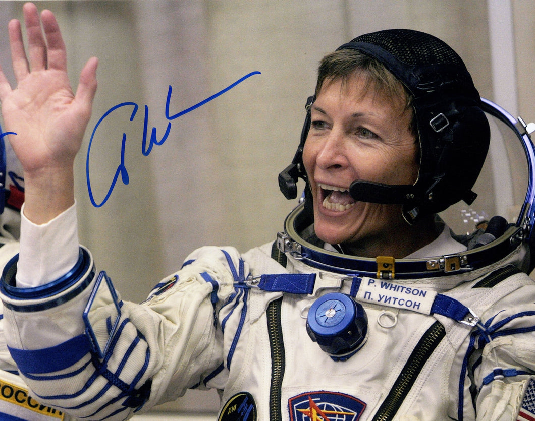Peggy Whitson Autographed Signed 11x14 Photo NASA