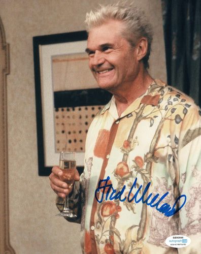 Fred Willard Autographed Signed 8x10 Drink in Hand Photo