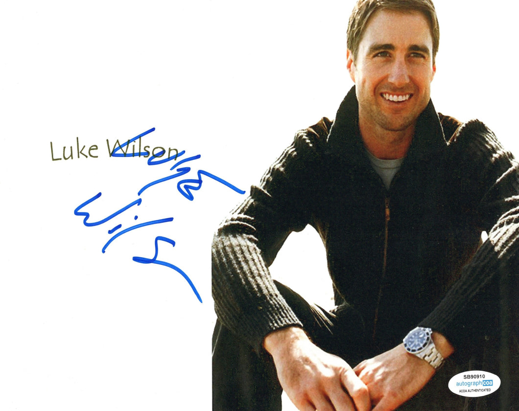 Luke Wilson Autographed Signed 8x10 Sweater Photo