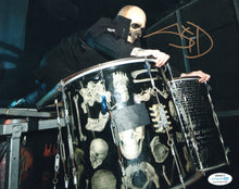 Load image into Gallery viewer, Sid Wilson Autographed Signed 8x10 Slipknot Skull Drums Photo

