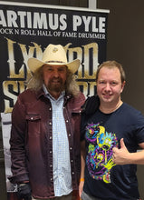 Load image into Gallery viewer, Lynyrd Skynyrd Artimus Pyle Signed Freebird Graphics Guitar Exact Proof
