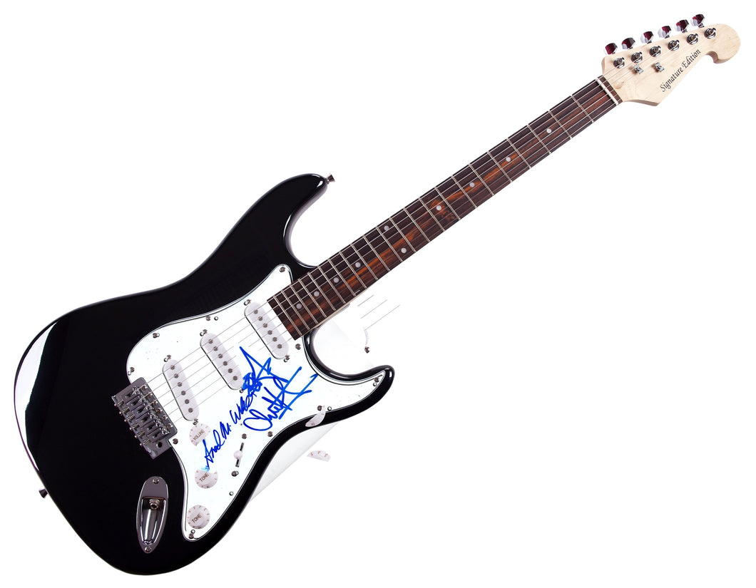 Yeasayer Autographed Signed Guitar